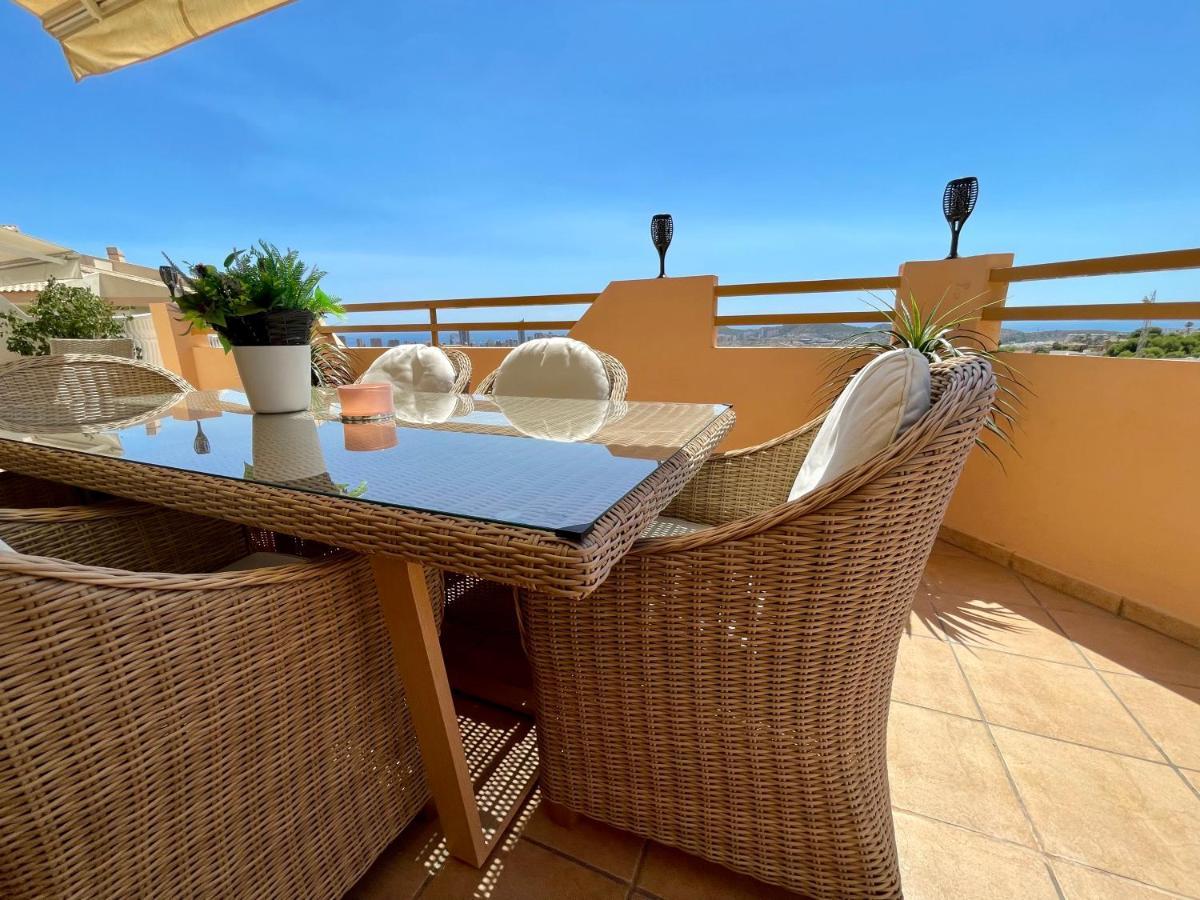 Modern 2-Floor Penthouse With Sea Views - Sleeps 7 Appartement Finestrat Buitenkant foto